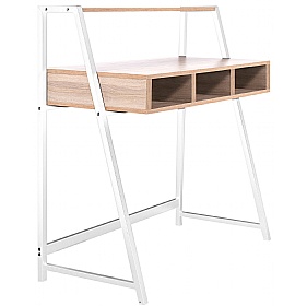 Vienna Compact Two Tier Home Office Workstation