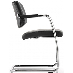 Havana Bonded Leather Visitor Chair