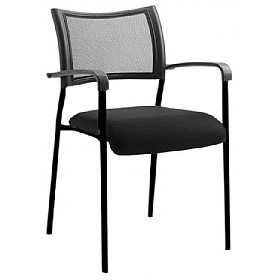 Brunswick Chrome Frame Mesh Back Conference Chair from our Stacking ...
