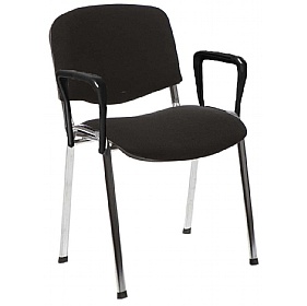 Iso Chrome Frame Conference Chair With Arms
