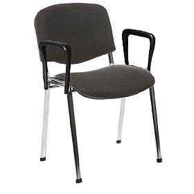 Iso Chrome Frame Conference Chair With Arms