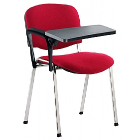 Iso Chrome Frame Conference Chair With Writing Tab