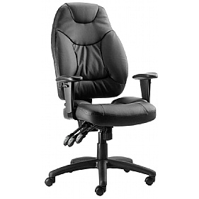 Galaxy Executive Bonded Leather Operator Chairs