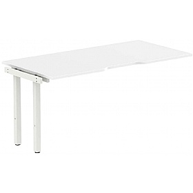 Evolve Plus Single Row Bench Office Desk Extension Kit