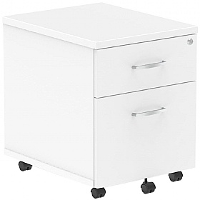 Flex Low Under Desk Mobile Wooden Office Drawer Pedestals