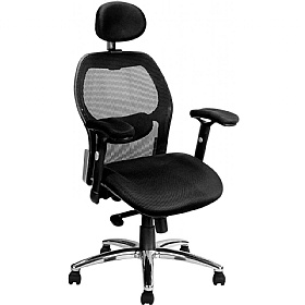 Hermes High Back Mesh Synchronous Executive Chair
