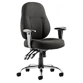 Storm Fabric Task Operator Chairs