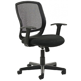 Mave Black Mesh Task Operator Chair