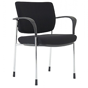 Brunswick Deluxe Chrome Frame Fabric Conference Chair