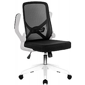 Oyster Folding Mesh Task Operator Chairs