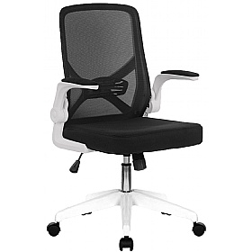 Oyster Folding Mesh Task Operator Chairs
