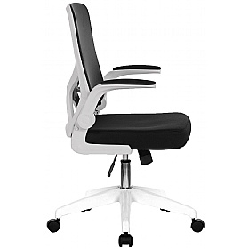 Oyster Folding Mesh Task Operator Chairs