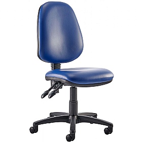 Kirby High Back Vinyl 2-Lever Operator Chair