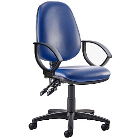 Kirby High Back Vinyl 3-Lever Operator Chair