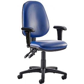 Kirby High Back Vinyl 3-Lever Operator Chair