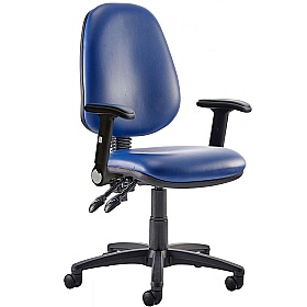Kirby High Back Vinyl 3-Lever Operator Chair