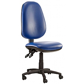 Kirby Jumbo Extra High Back Vinyl 2-Lever Operator Chair