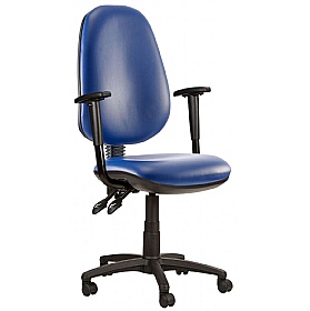 Kirby Jumbo Extra High Back Vinyl 2-Lever Operator