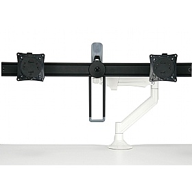 Levo Gas Lift Dual Monitor Arm - Office Accessories