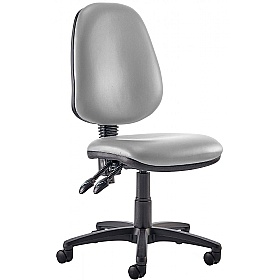 Kirby High Back Vinyl 2-Lever Operator Chair - Office Chairs
