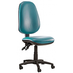 Kirby Jumbo Extra High Back Vinyl 3-Lever Operator