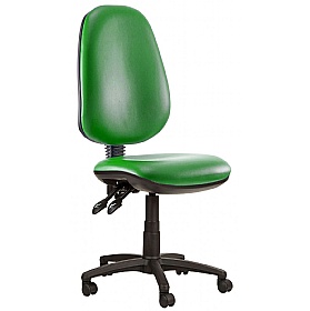 Kirby Jumbo Extra High Back Vinyl 3-Lever Operator