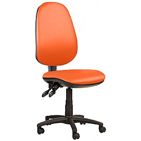 Kirby Jumbo Extra High Back Vinyl 3-Lever Operator