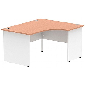 Impulse Two Tone Ergonomic Radial Desks