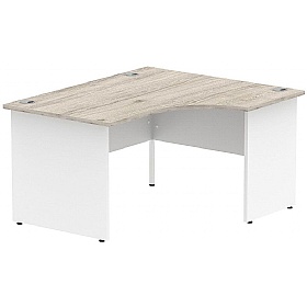 Impulse Two Tone Ergonomic Radial Desks