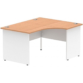 Impulse Two Tone Ergonomic Radial Desks