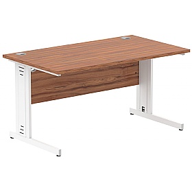 Syndicat Rectangular Cable Managed Office Desks