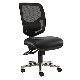 Haddon Bariatric Mesh & Vinyl Task Chair - Office Chairs