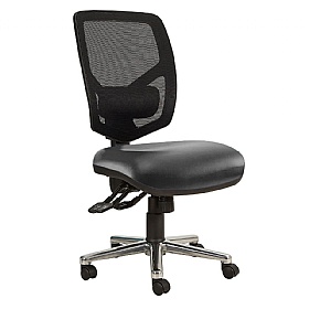 Haddon Bariatric Mesh & Vinyl Task Chair - Office Chairs