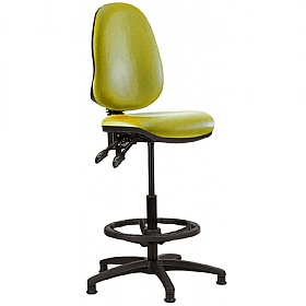 Kirby High Back Vinyl Draughtsman Chair