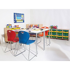 Evo Ergonomic Skid Base School Chairs