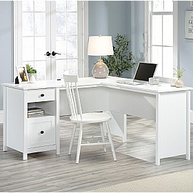 Pure L-Shaped Home Office Corner Desk