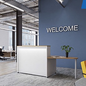 Welcome Plus Two-Tone Reception Desks