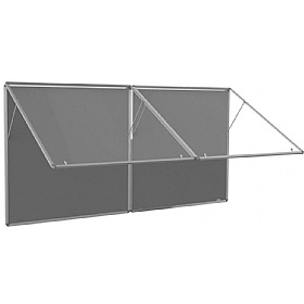FlameShield Top-Hinged Tamperproof Noticeboards