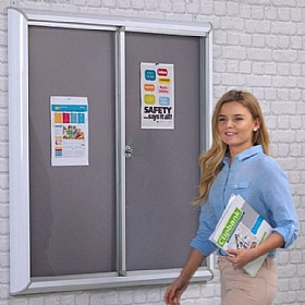 Safety Sliding Door Noticeboards