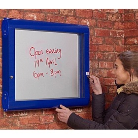 WeatherShield Wall Mounted Magnetic Outdoor Showcase