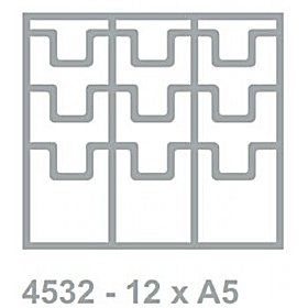 Crystal Clear Wall Mounted Leaflet Dispenser