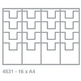 Crystal Clear Wall Mounted Leaflet Dispenser