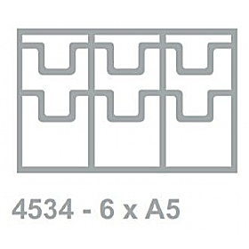 Crystal Clear Wall Mounted Leaflet Dispenser