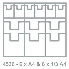 Crystal Clear Wall Mounted Leaflet Dispenser