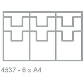 Crystal Clear Wall Mounted Leaflet Dispenser