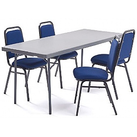 Shadow Rectangular Poly Folding Tables