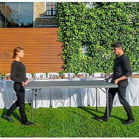 Shadow Rectangular Poly Folding Tables