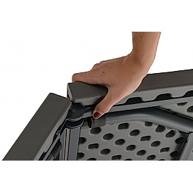 Shadow Blow Moulded Rectangular Fold-in-Half Table