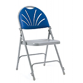 QuikFold Lightweight Fan Back Folding Chair (Pack