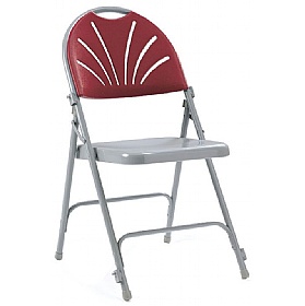 QuikFold Lightweight Fan Back Folding Chair (Pack